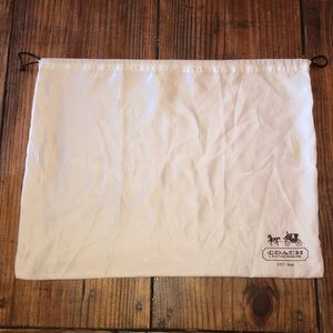 Authentic coach dust bag